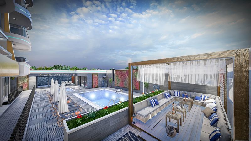 New project in the prestigious area of Kestel! 100 meters from the sea! фото 8