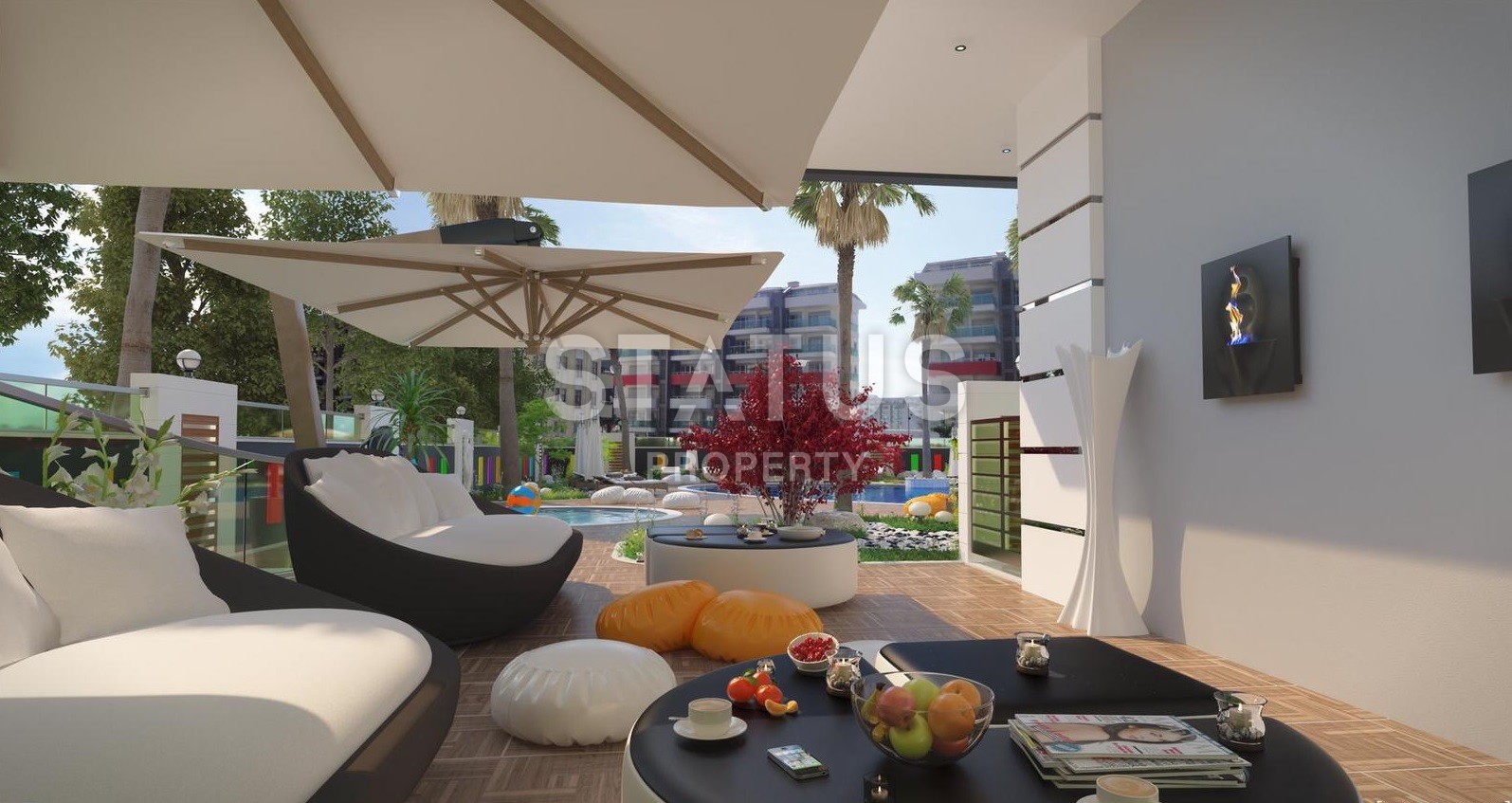 Большая квартира 2+1 в современном районе Махмутлар, 115 м2. фото 8