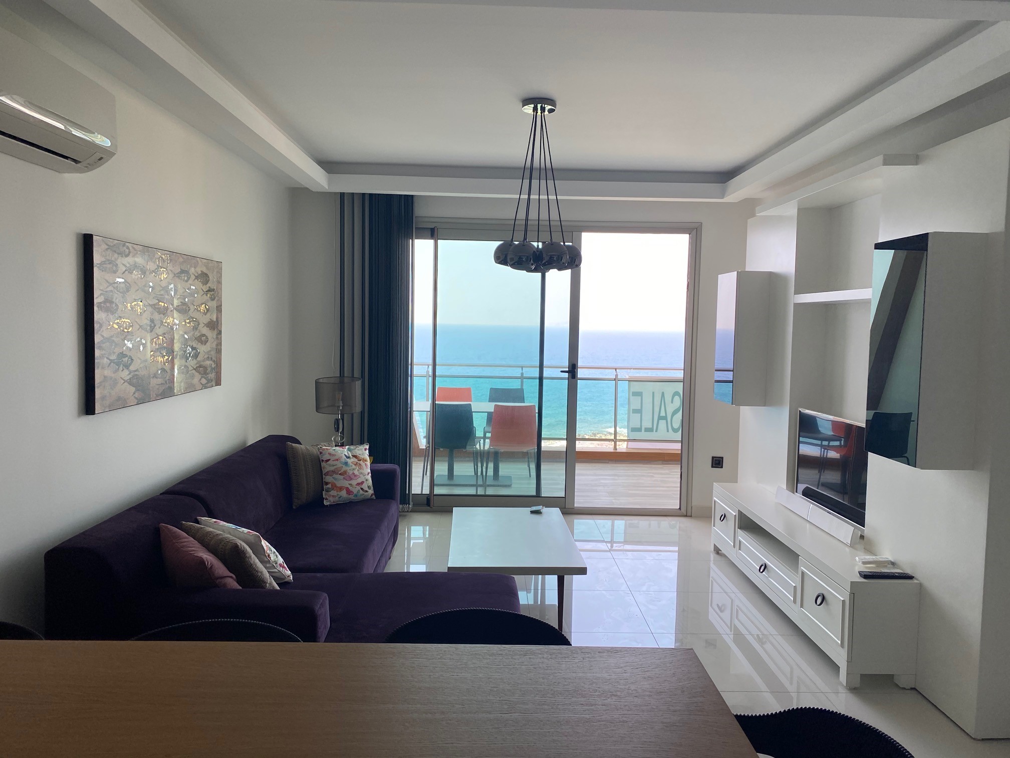 Апартаменты 1+1 с прямым видом на море, 67 м2 в комплексе премиум-класса. Каргыджак, Алания. фото 3