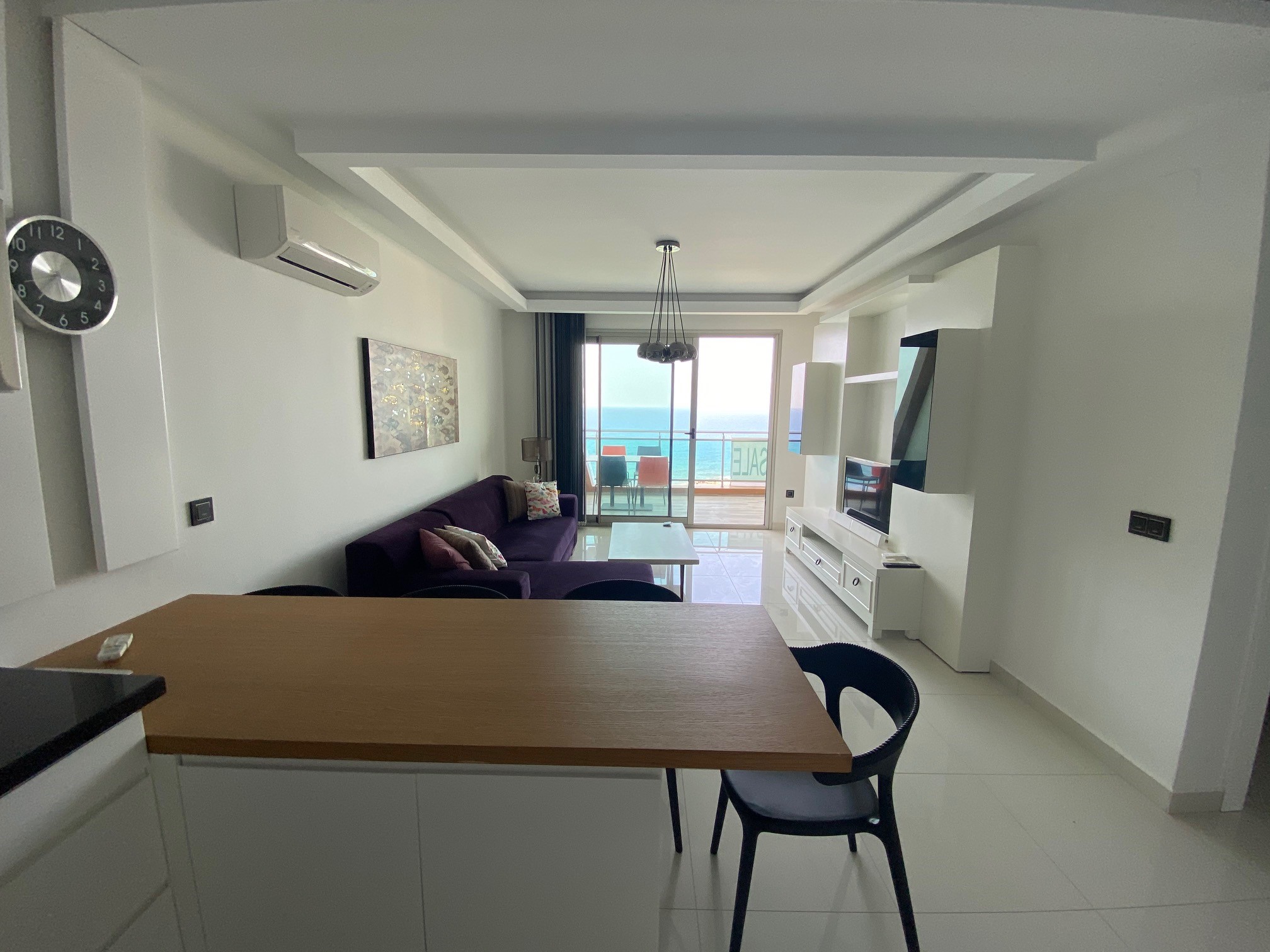 Апартаменты 1+1 с прямым видом на море, 67 м2 в комплексе премиум-класса. Каргыджак, Алания. фото 8