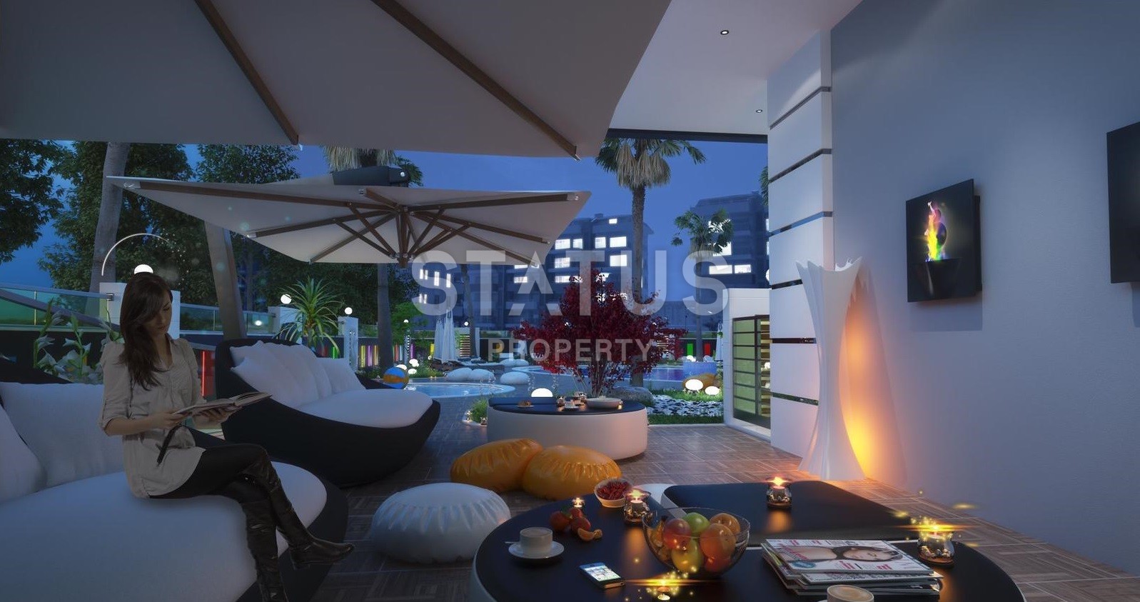 Большая квартира 2+1 в современном районе Махмутлар, 115 м2. фото 12