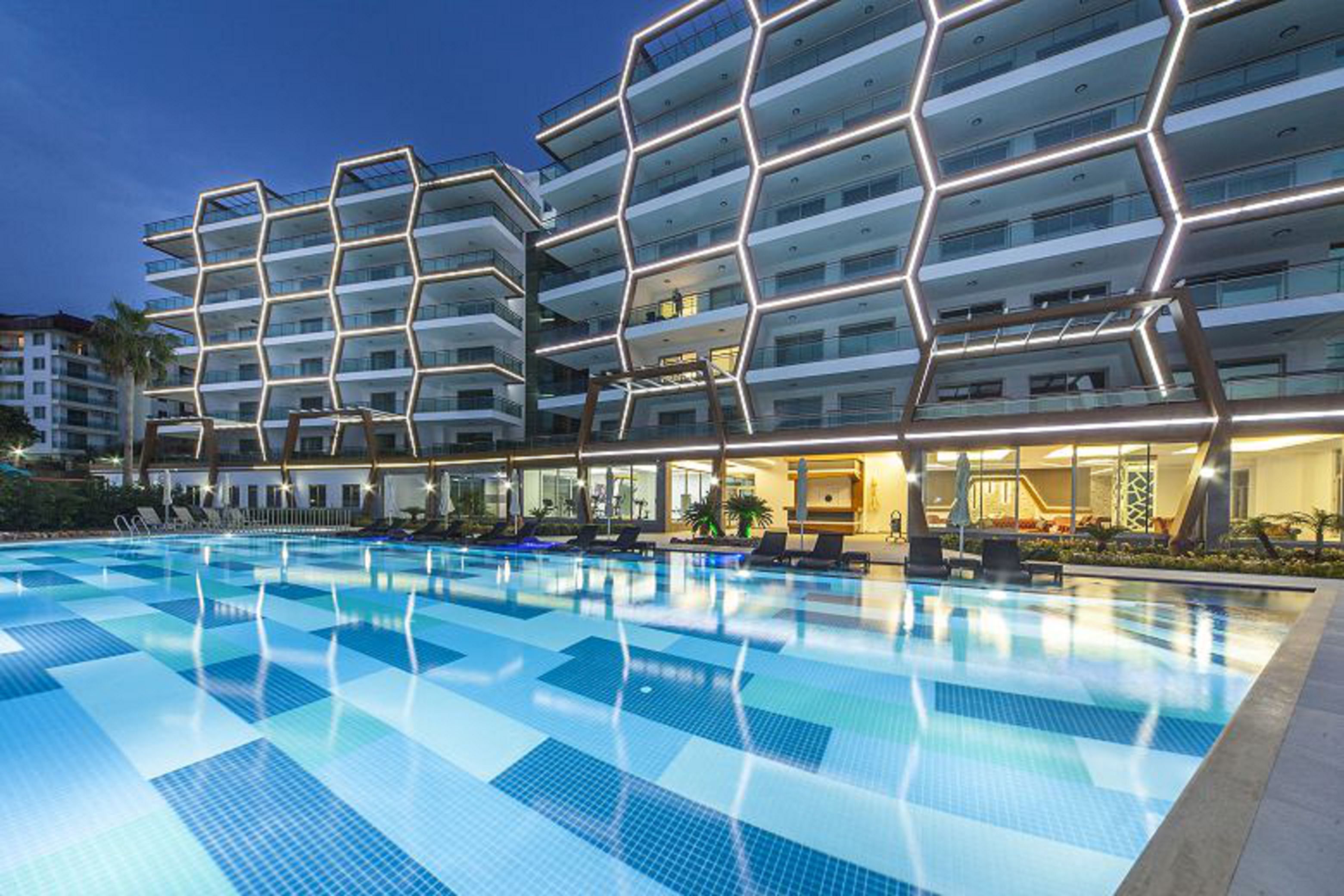 Апартаменты 1+1 с прямым видом на море, 67 м2 в комплексе премиум-класса. Каргыджак, Алания. фото 18