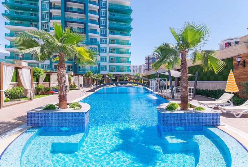 Квартира 2+1, с видом на горы у вторничного рынка в Махмутларе, 105 кв.м. фото 3