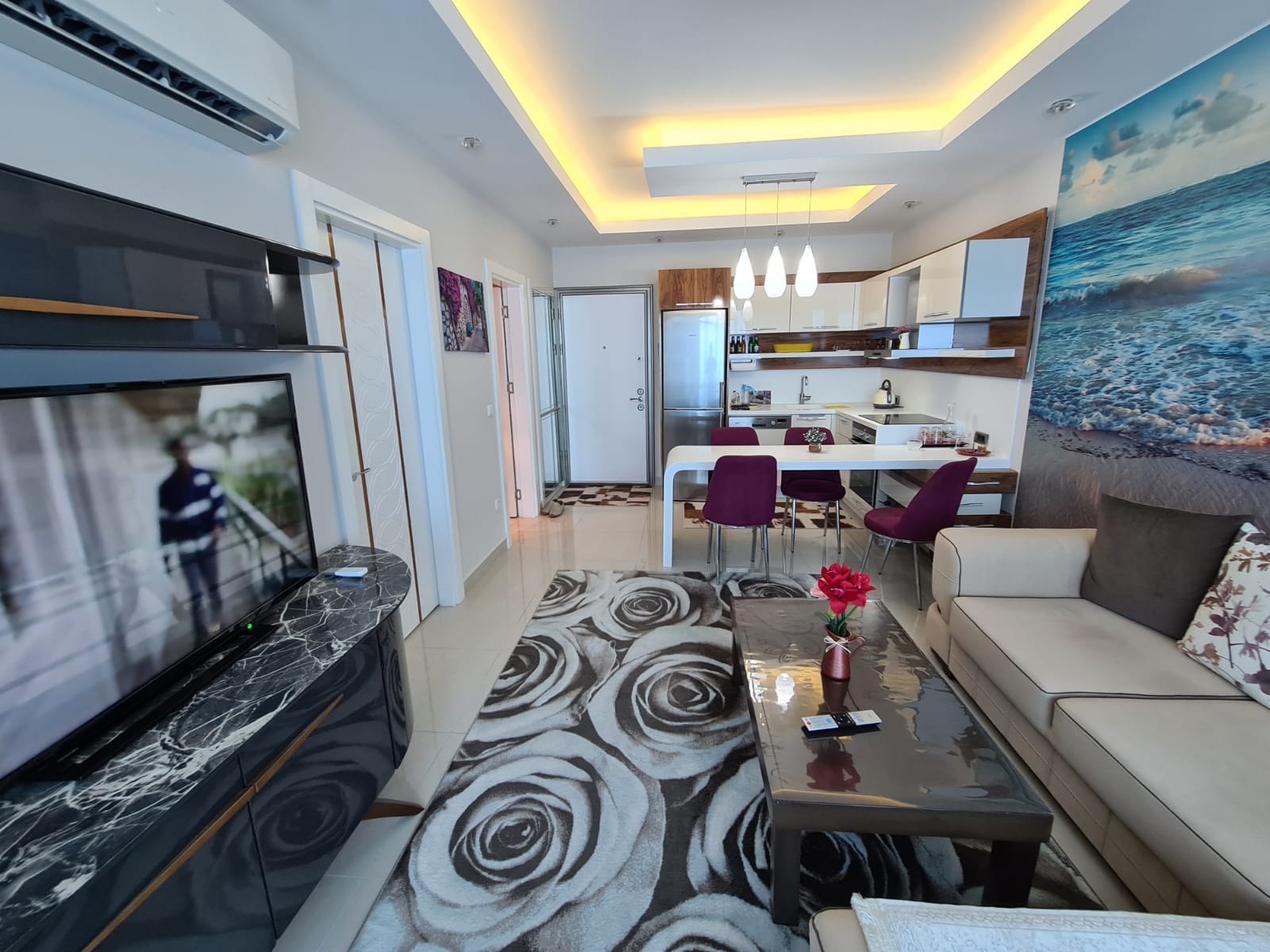 Apartment in a luxury complex 1+1 with furniture and appliances in Mahmutlar, 65 sq. фото 17