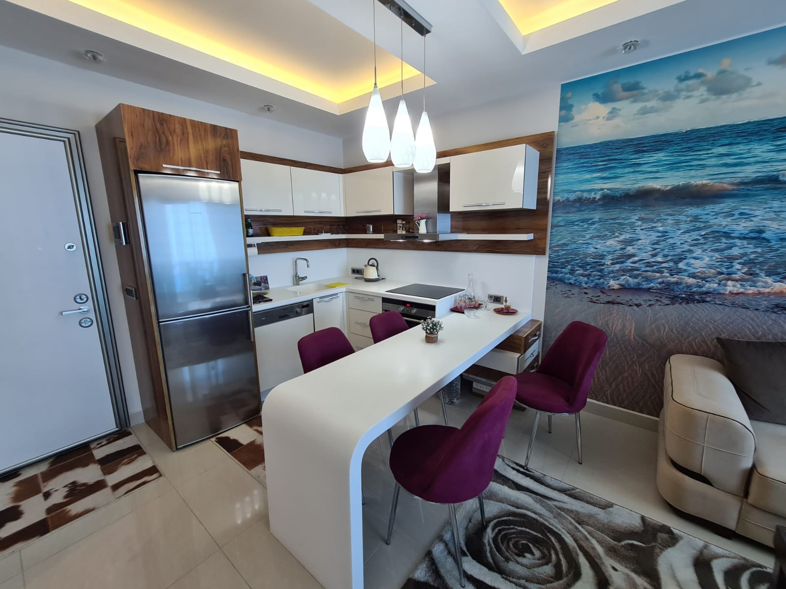 Apartment in a luxury complex 1+1 with furniture and appliances in Mahmutlar, 65 sq. фото 18