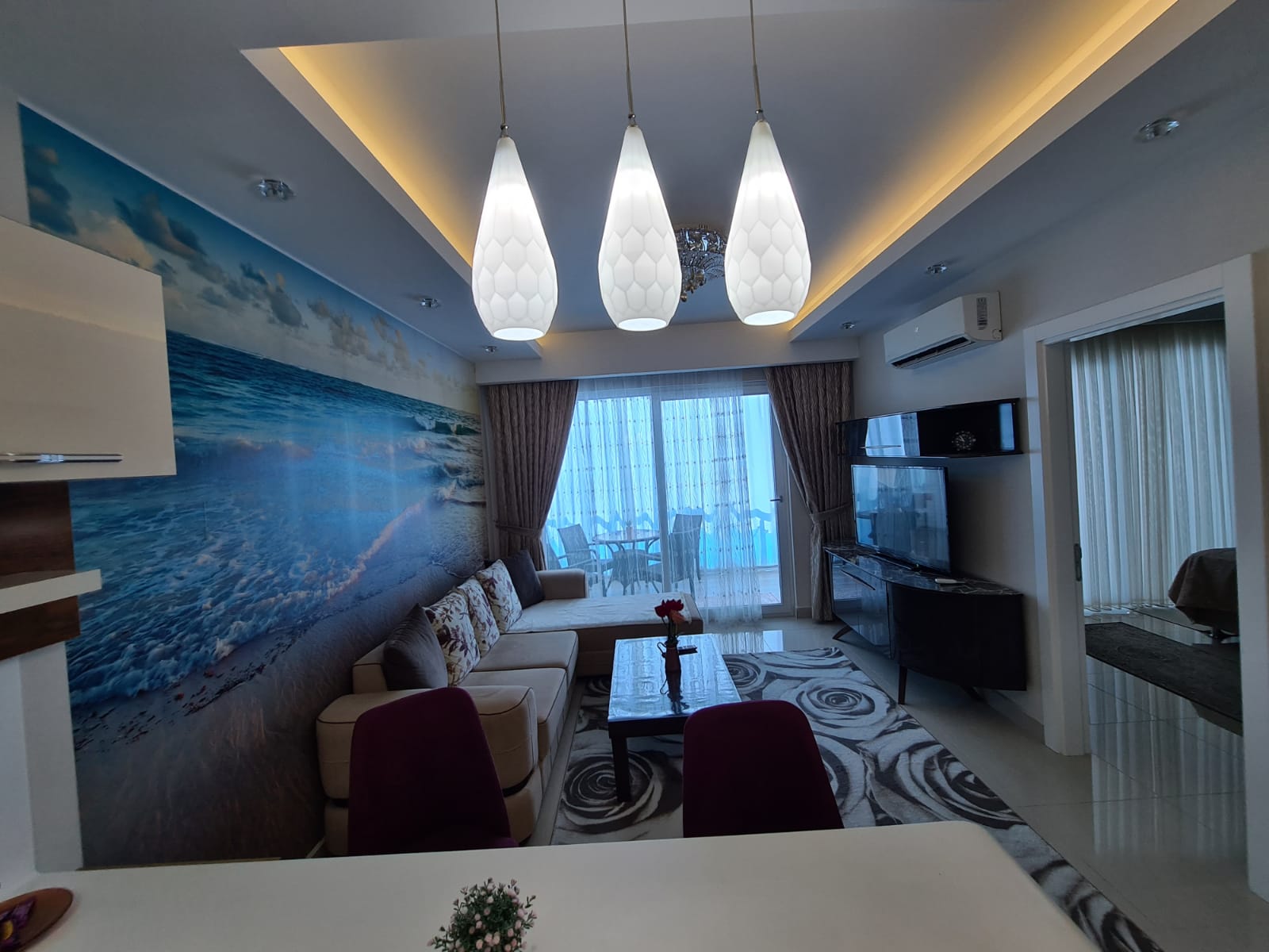 Apartment in a luxury complex 1+1 with furniture and appliances in Mahmutlar, 65 sq. фото 19