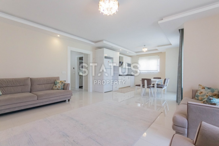 Крупнометражная квартира 1+1 с мебелью в районе Махмутлра, 80 кв м. фото 1