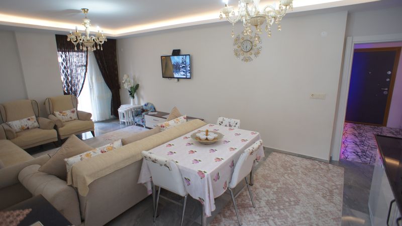 Трёхкомнатная квартира в новом комплексе в центре Махмутлара, 84 м2 фото 15