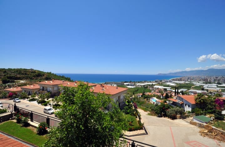 Вилла 3+1 с панорамным видом на море, 130 м2. Каргыджак, Алания. фото 3