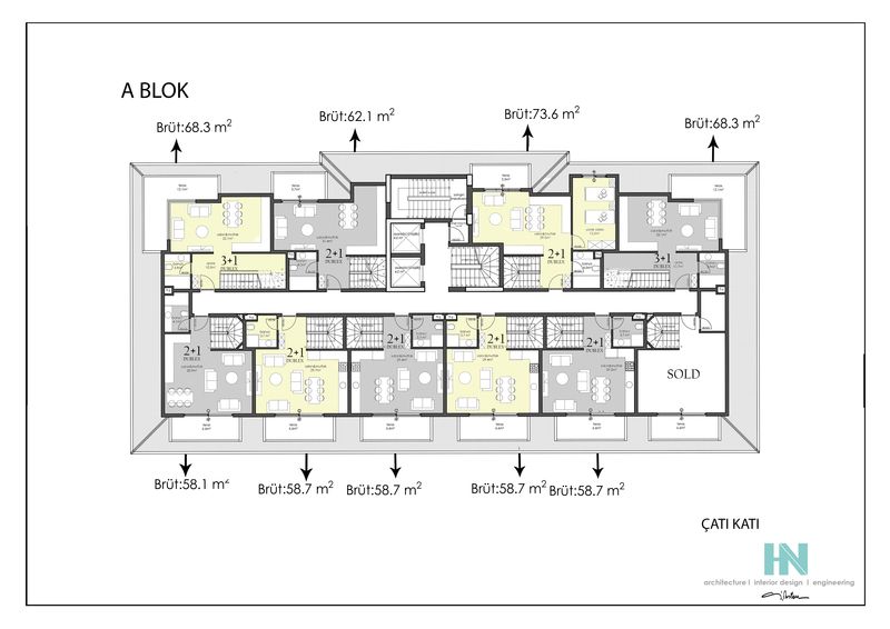 Новый инвестиционный проект в центре Аланьи! Отличные цены! 58,8 – 211,3 кв.м. фото 10