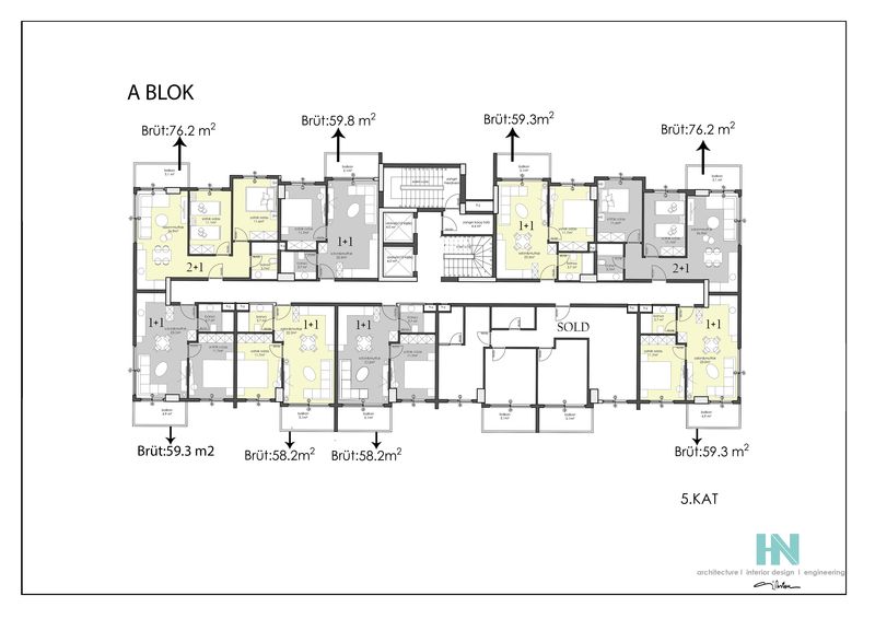 Новый инвестиционный проект в центре Аланьи! Отличные цены! 58,8 – 211,3 кв.м. фото 20