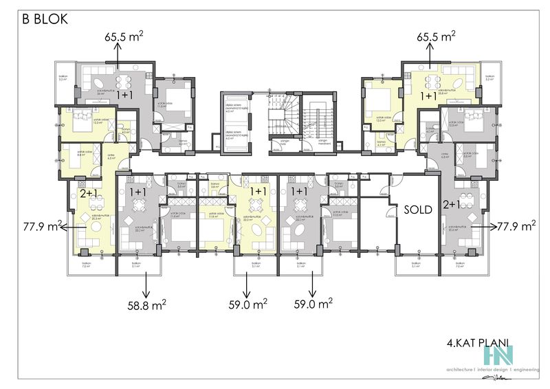 Новый инвестиционный проект в центре Аланьи! Отличные цены! 58,8 – 211,3 кв.м. фото 22