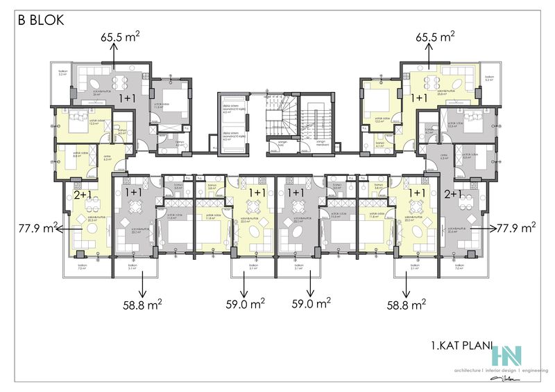 Новый инвестиционный проект в центре Аланьи! Отличные цены! 58,8 – 211,3 кв.м. фото 28