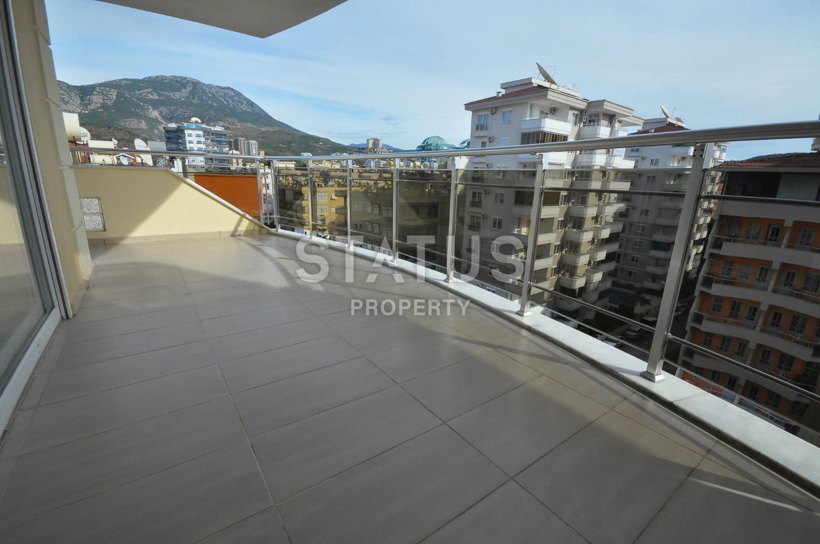 Меблированная квартира 2+1 в Махмутларе с боковым видом на море 115 кв.м. фото 5