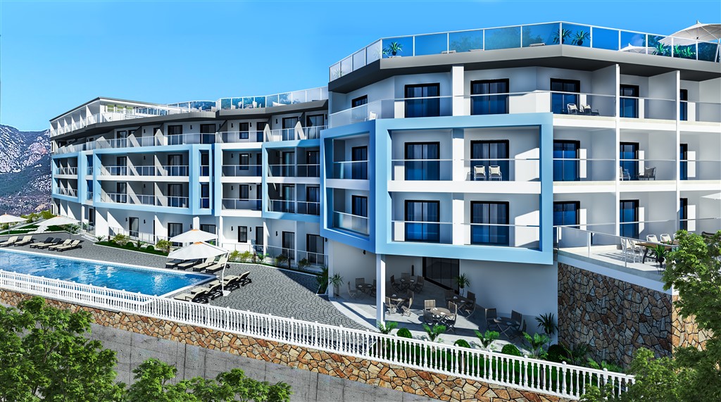Меблированные апартаменты 1+1, 65 м2. Каргыджак, Алания. фото 2