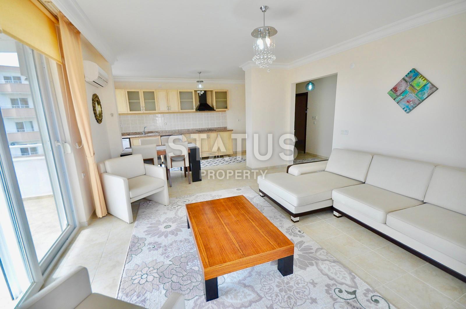 Отличные меблированные апартаменты с видом на Средиземное море, 120 кв.м. фото 5