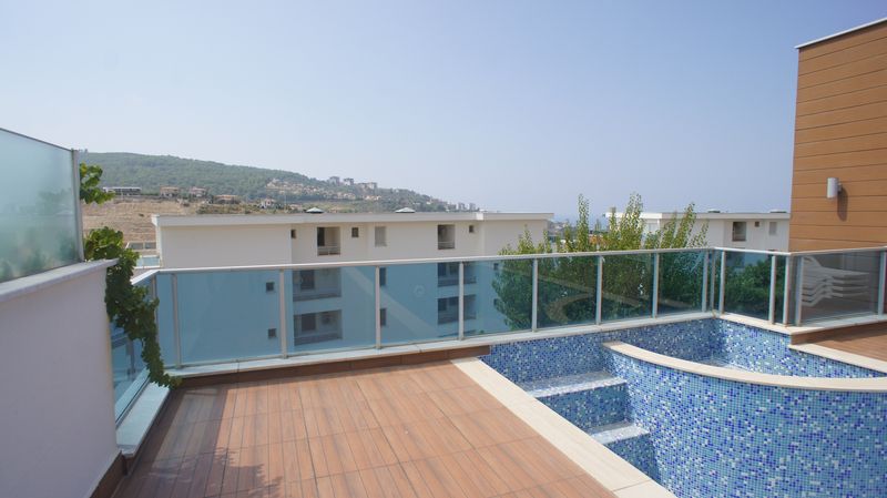 Two luxurious 3+1 villas with panoramic views in Kargicak, 350 m2. фото 83