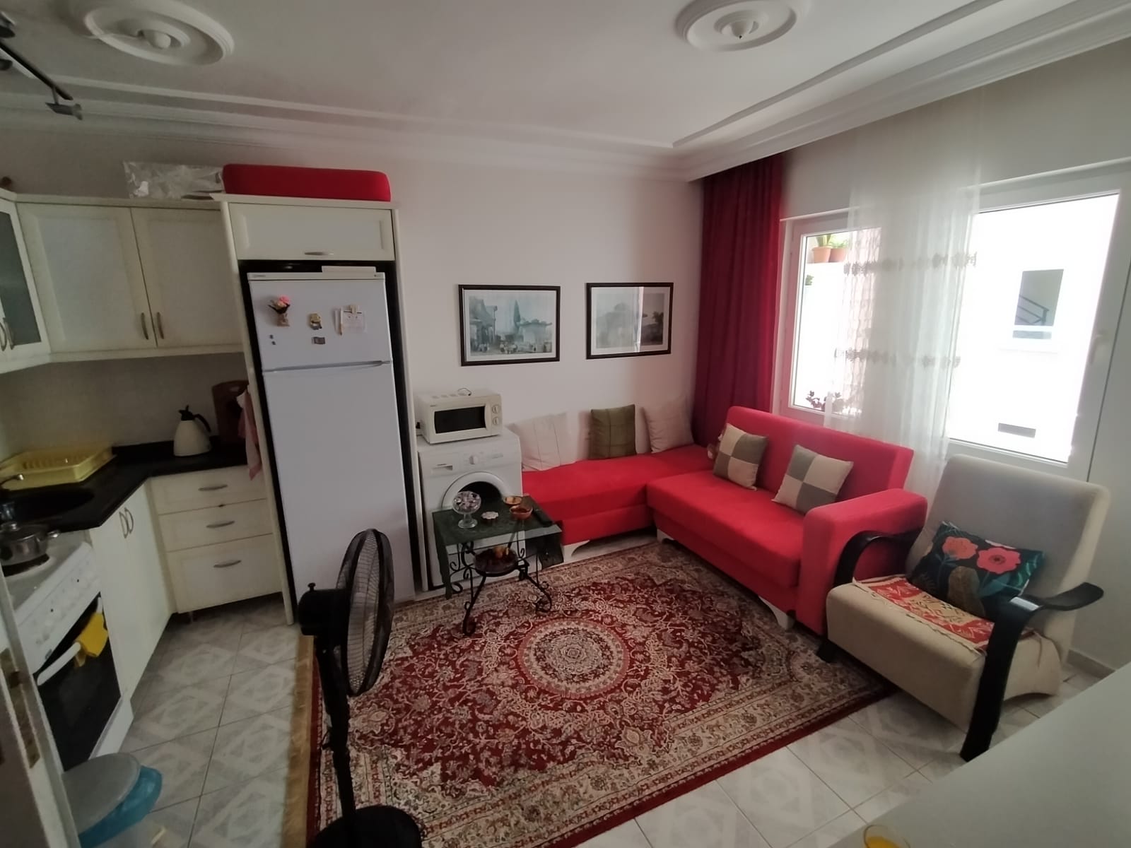 Квартира 1+1, в 300 метрах от моря, в Махмутларе, 55 кв.м. фото 11