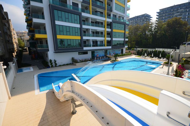 Апартаменты 2+1 в элитном комплексе с видом на море, 105 м2 фото 1