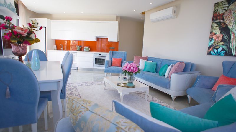 Апартаменты 2+1 в элитном комплексе с видом на море, 105 м2 фото 50