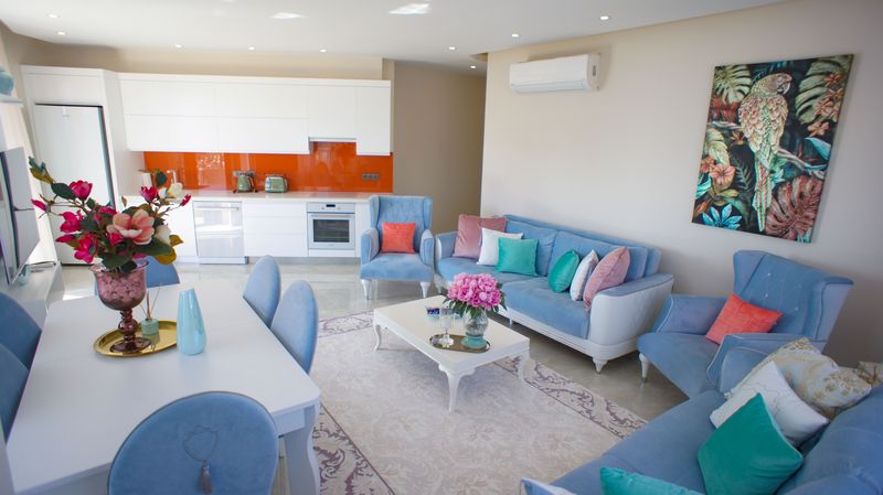 Апартаменты 2+1 в элитном комплексе с видом на море, 105 м2 фото 51