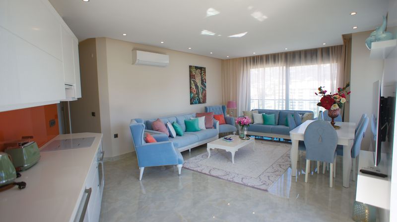 Апартаменты 2+1 в элитном комплексе с видом на море, 105 м2 фото 52