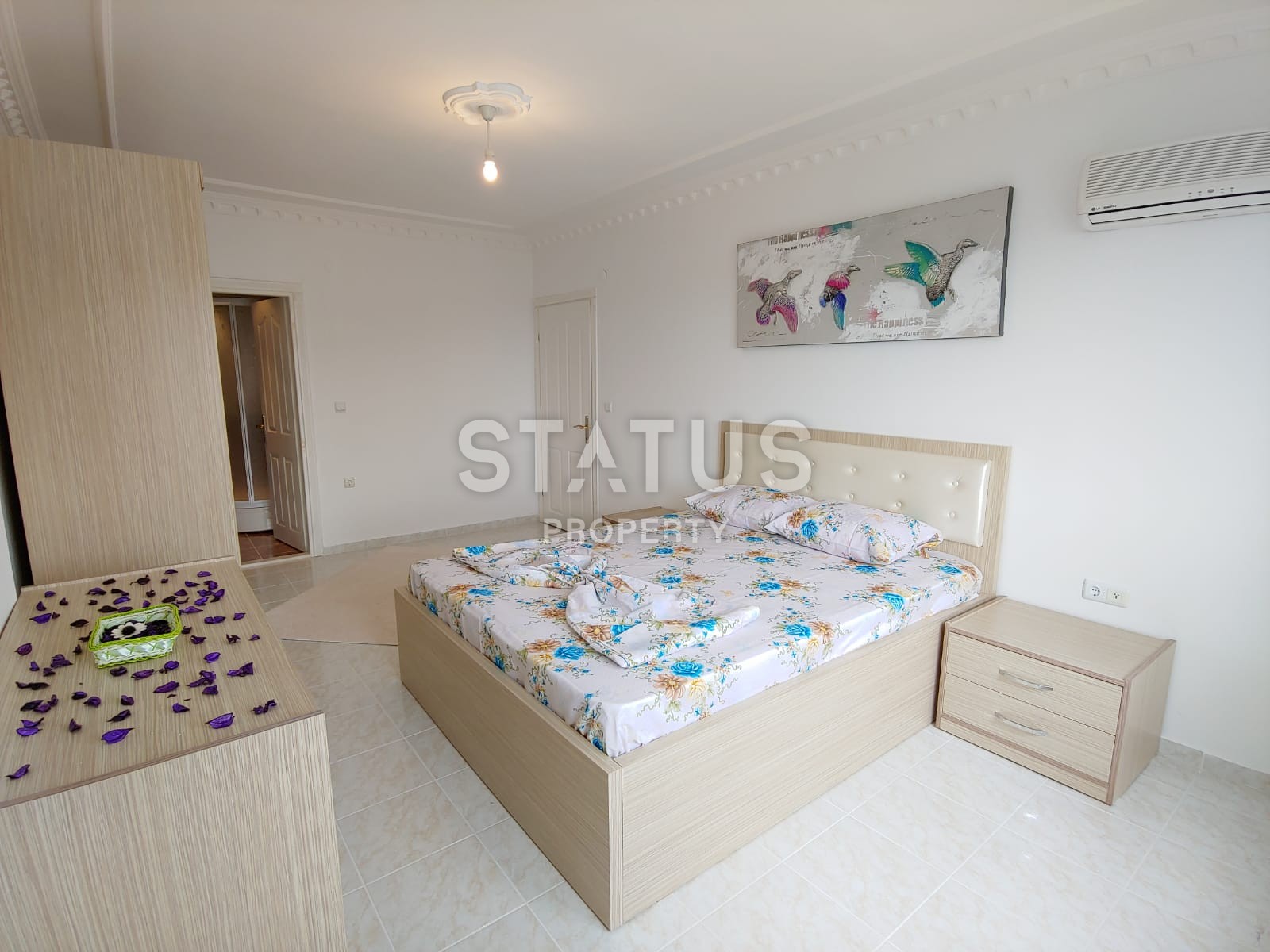 Меблированные апартаменты 2+1 с прекрасным видом на горы и море, 110 м2 фото 9