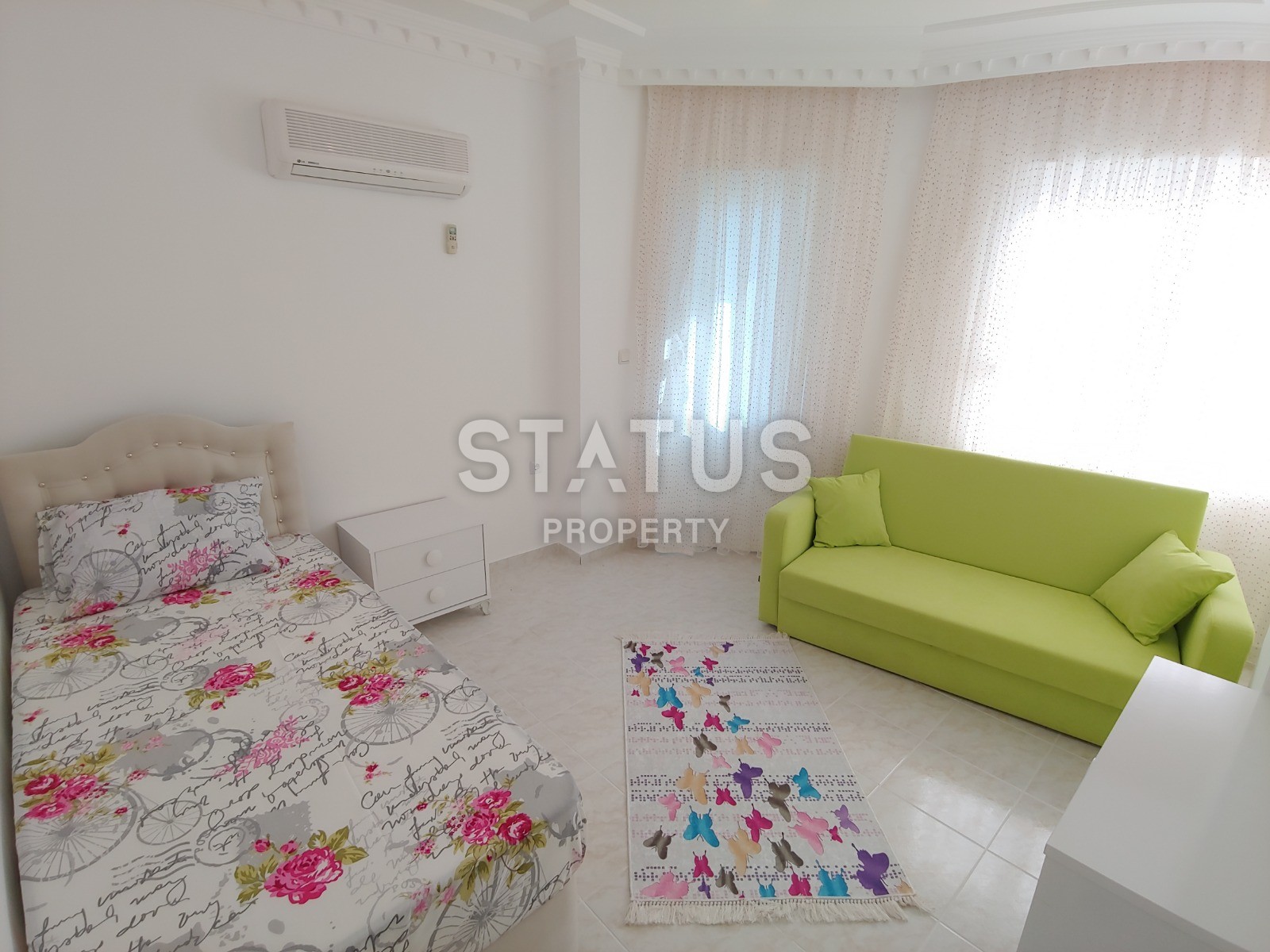 Меблированные апартаменты 2+1 с прекрасным видом на горы и море, 110 м2 фото 13