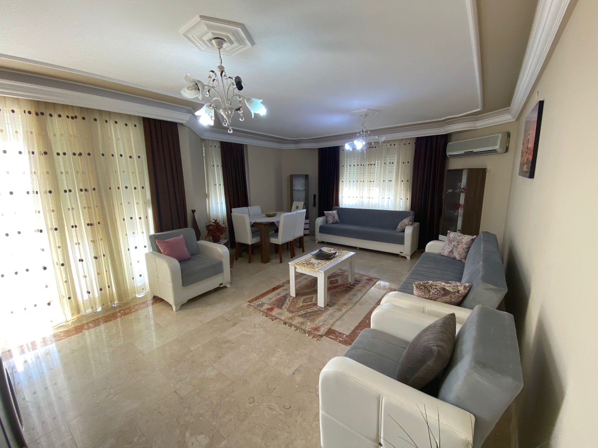 Мебелированный дублекс 4+1 с отдельной кухней в Махмутлар, 250 кв м. фото 21