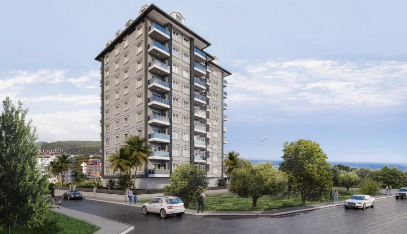 Апартаменты в новом комплексе с видом на море в Авсалларе, 85 м2 фото 3