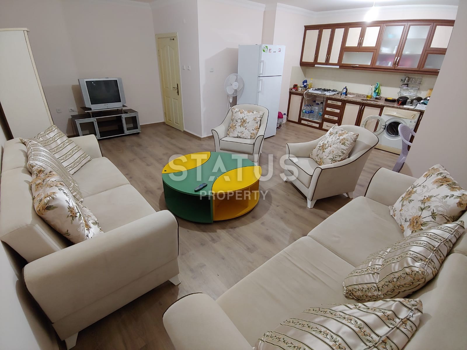 Апартаменты 2+1 с мебелью в 150 м от Средиземного моря, 110 кв.м. фото 4