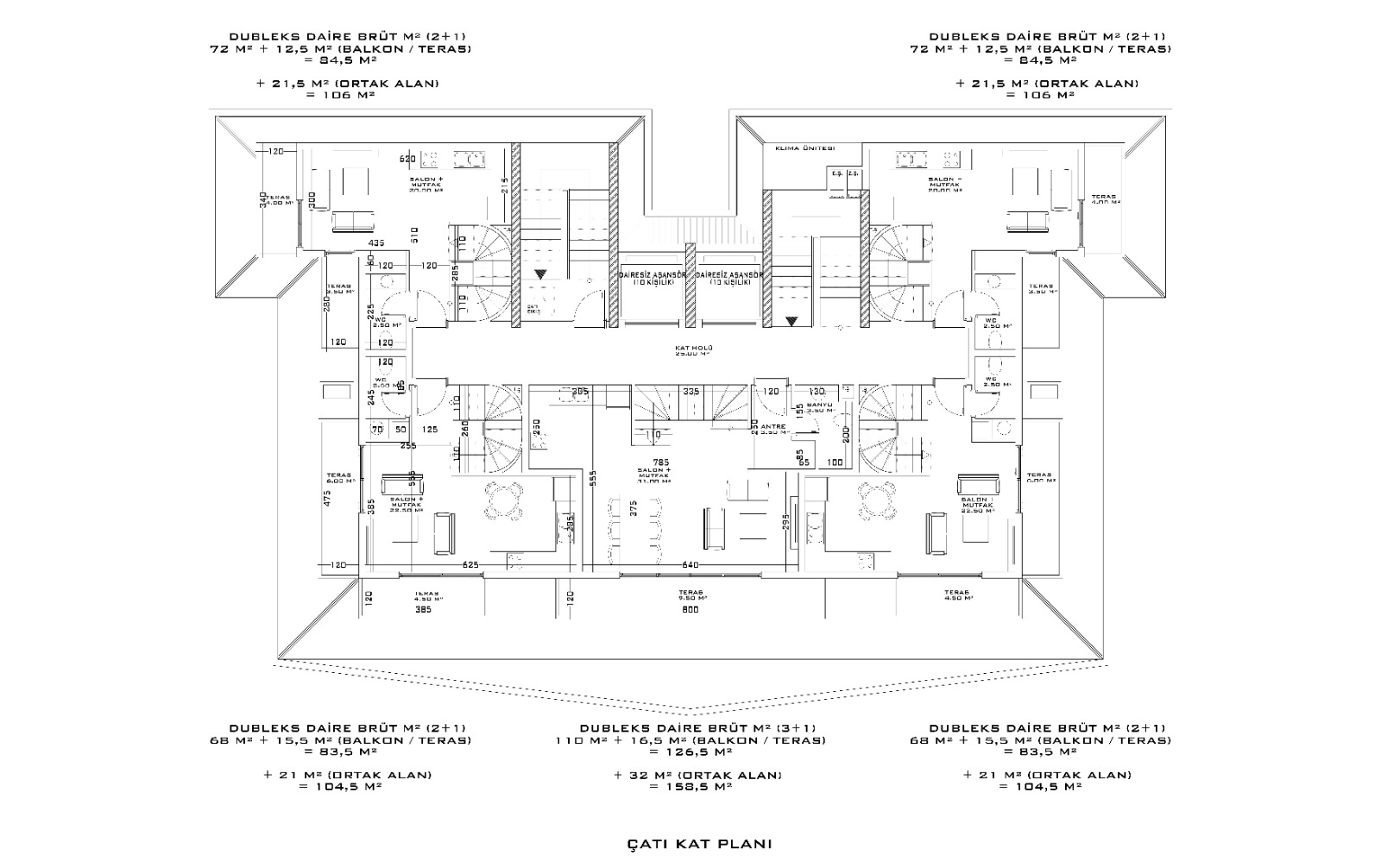 Новый комплекс в Авсалларе! Беспроцентная рассрочка, отличные цены! 46-80 кв м. фото 20
