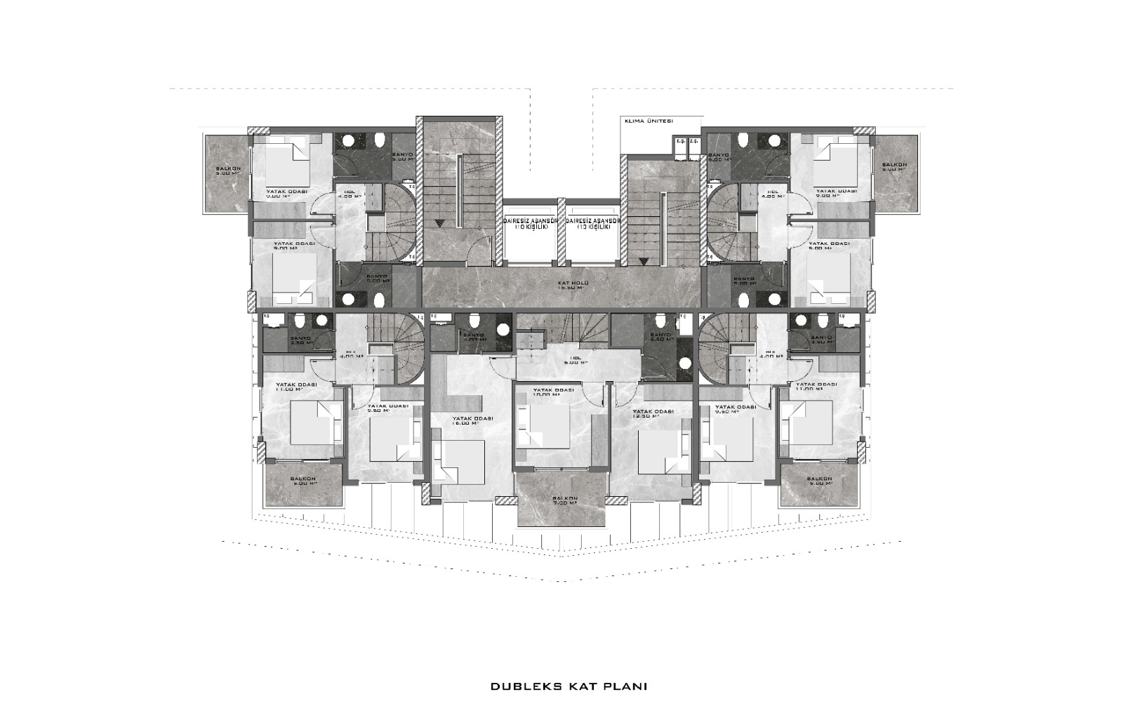 Новый комплекс в Авсалларе! Беспроцентная рассрочка, отличные цены! 46-80 кв м. фото 22
