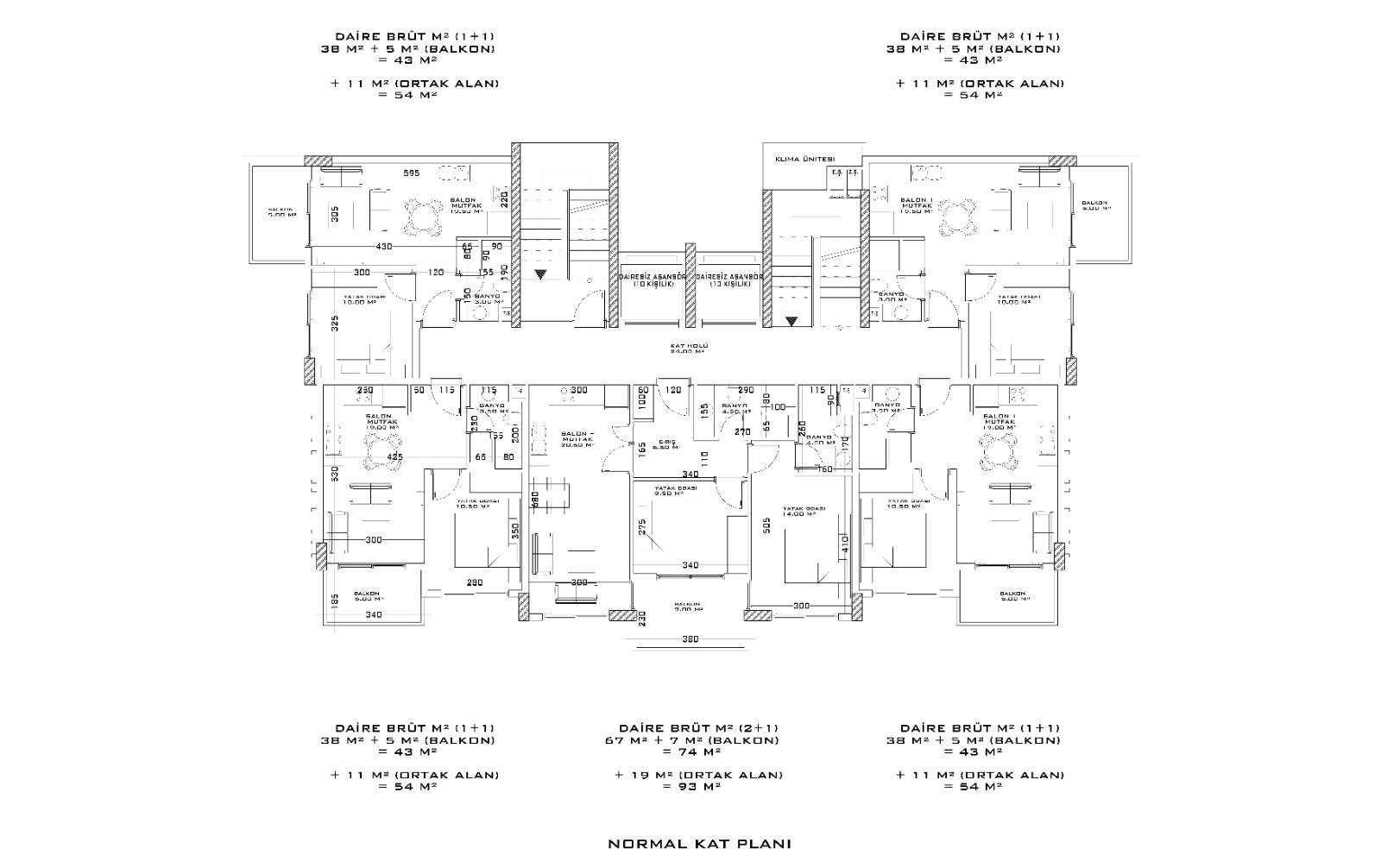 Новый комплекс в Авсалларе! Беспроцентная рассрочка, отличные цены! 46-80 кв м. фото 26