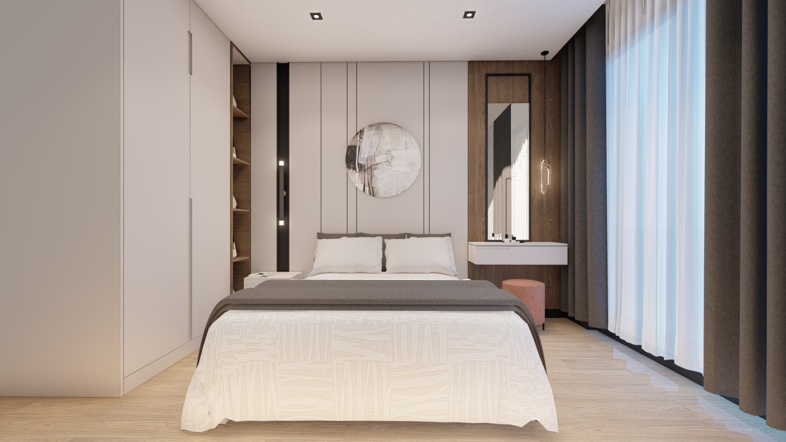 Новый комплекс в Авсалларе! Беспроцентная рассрочка, отличные цены! 46-80 кв м. фото 27