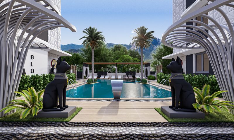 Новый элегантный комплекс на этапе котлована, квартиры 1+1 и 2+1 дуплекс от 45 м2. Махмутлар, Алания. фото 3