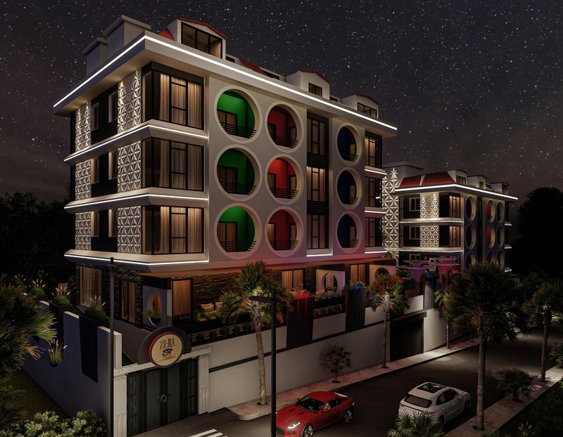 Новый элегантный комплекс на этапе котлована, квартиры 1+1 и 2+1 дуплекс от 45 м2. Махмутлар, Алания. фото 6