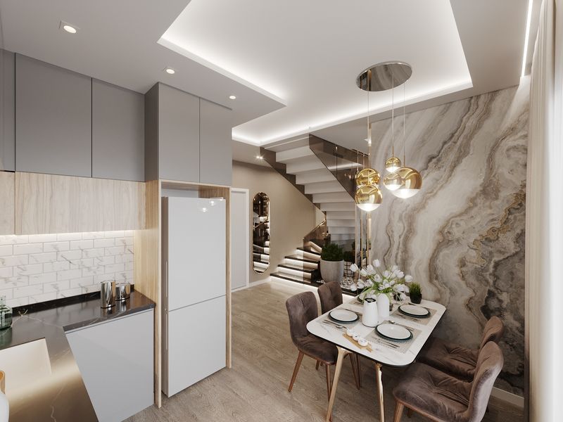 Новый элегантный комплекс на этапе котлована, квартиры 1+1 и 2+1 дуплекс от 45 м2. Махмутлар, Алания. фото 27