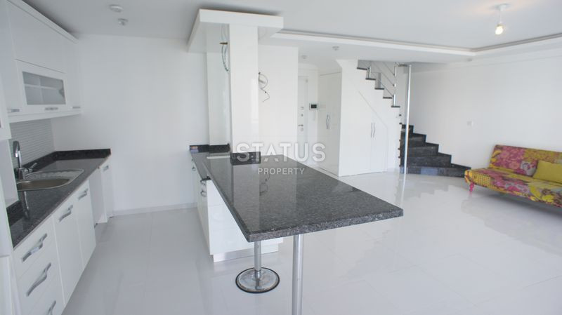 Duplex apartment 2+1 with sea views in Kestel, 108 m2. фото 16