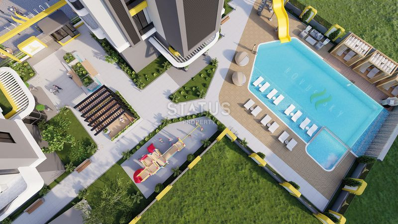 Investment project in Mahmutlar! Complex with infrastructure! Direct sea views! фото 3