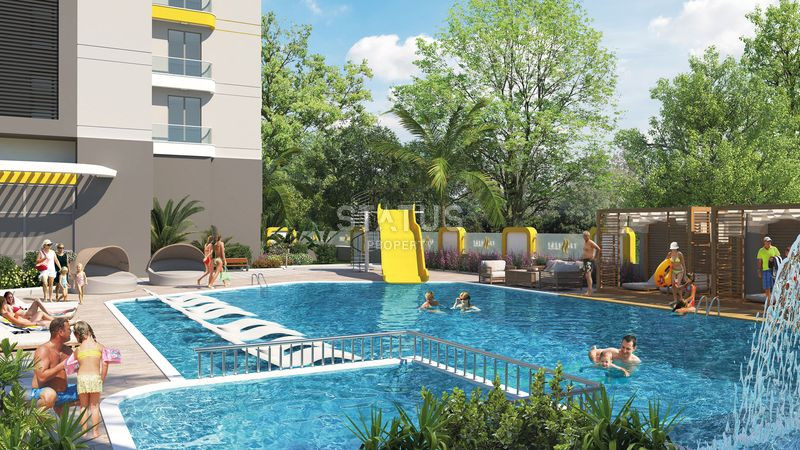 Investment project in Mahmutlar! Complex with infrastructure! Direct sea views! фото 4