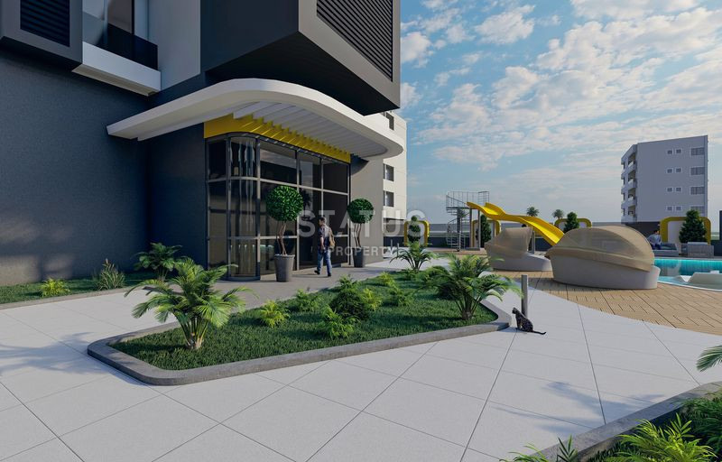 Investment project in Mahmutlar! Complex with infrastructure! Direct sea views! фото 9