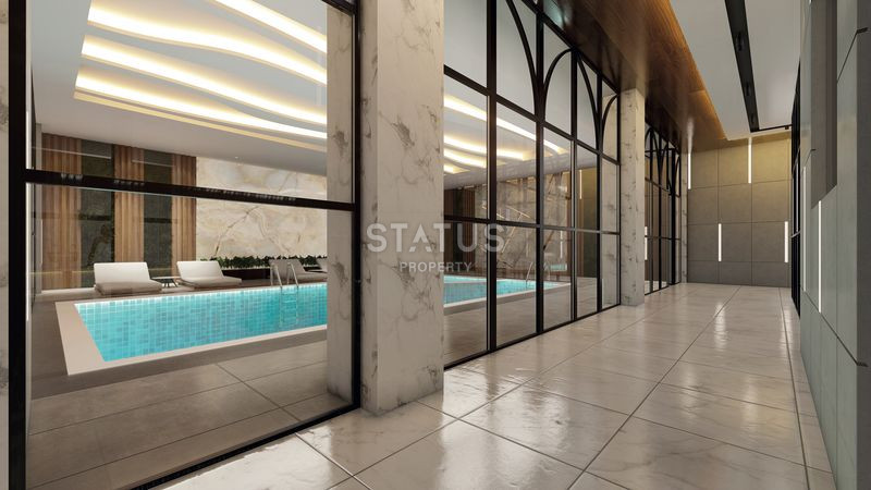 Investment project in Mahmutlar! Complex with infrastructure! Direct sea views! фото 11