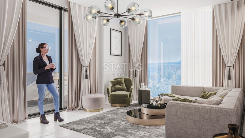 Investment project in Mahmutlar! Complex with infrastructure! Direct sea views! фото 20