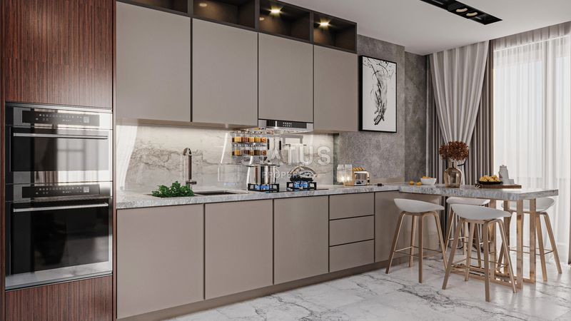 Investment project in Mahmutlar! Complex with infrastructure! Direct sea views! фото 24