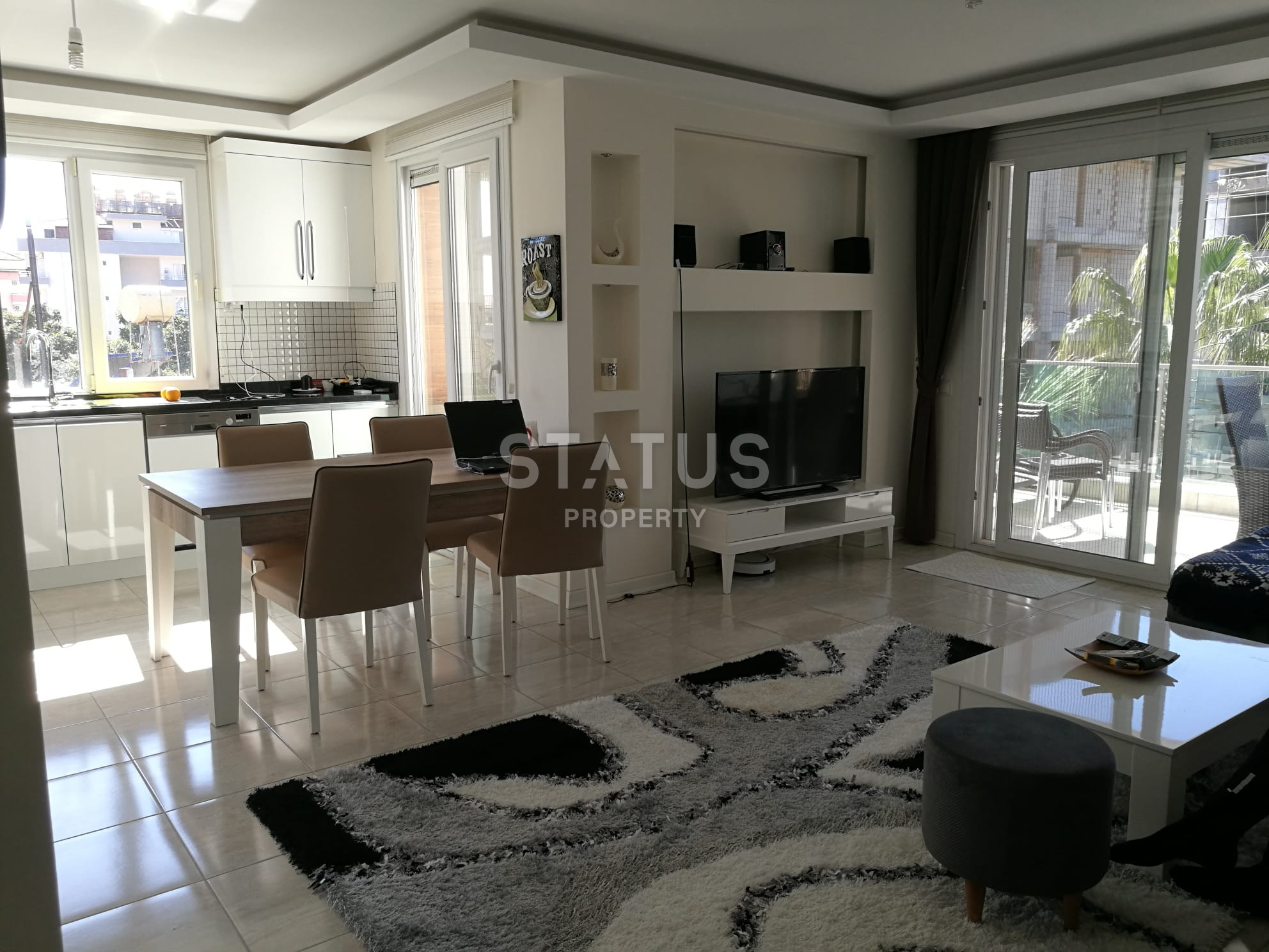 Меблированные апартаменты 2+1 с отличной планировкой, 110 м2. Оба, Алания. фото 15