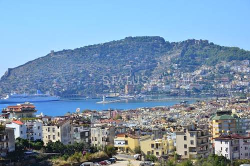 Большие апартаменты 1+1 с панорамой на море, 80 м2. Джикджилли, Алания. фото 11