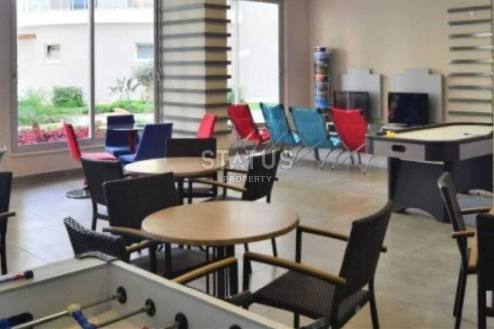 Большие апартаменты 1+1 с панорамой на море, 80 м2. Джикджилли, Алания. фото 14