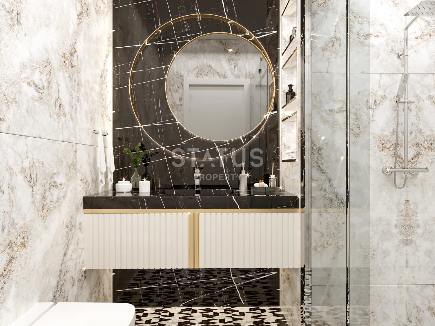 Новый проект на котловане от ведущей строительной компании в 3 минутах от пляжа. Квартиры 55 – 161 м2. Оба, Алания. фото 37