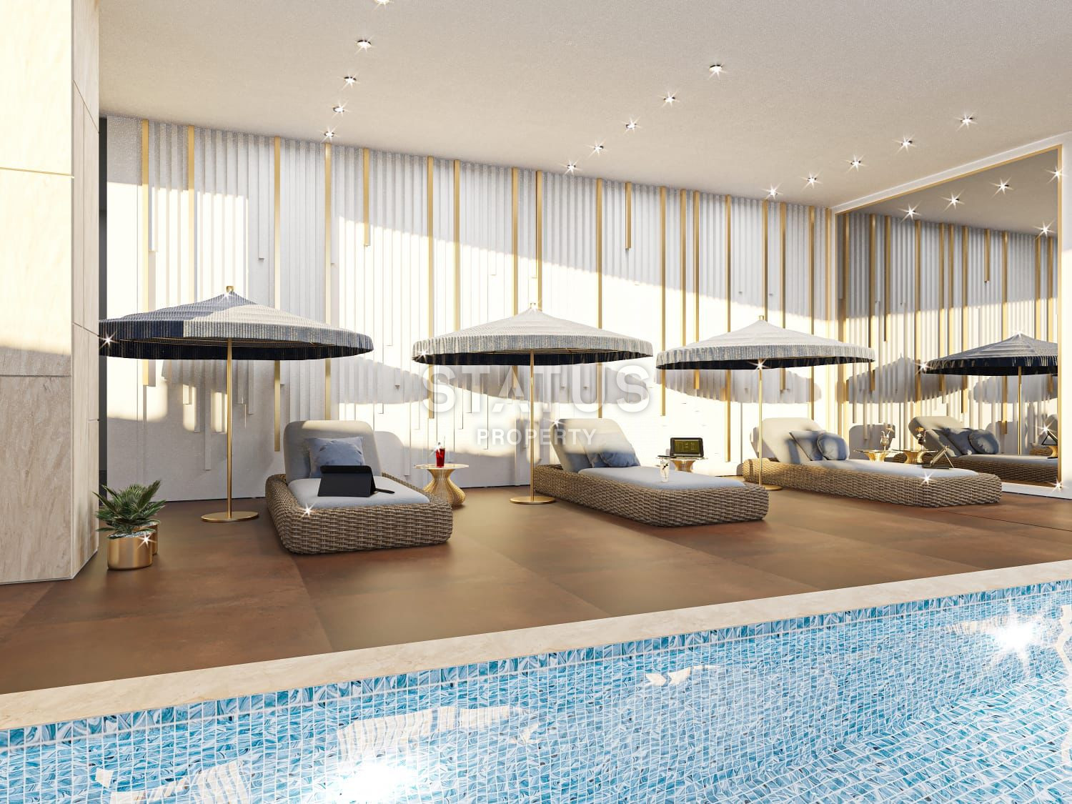 Новый проект на котловане от ведущей строительной компании в 3 минутах от пляжа. Квартиры 55 – 161 м2. Оба, Алания. фото 42